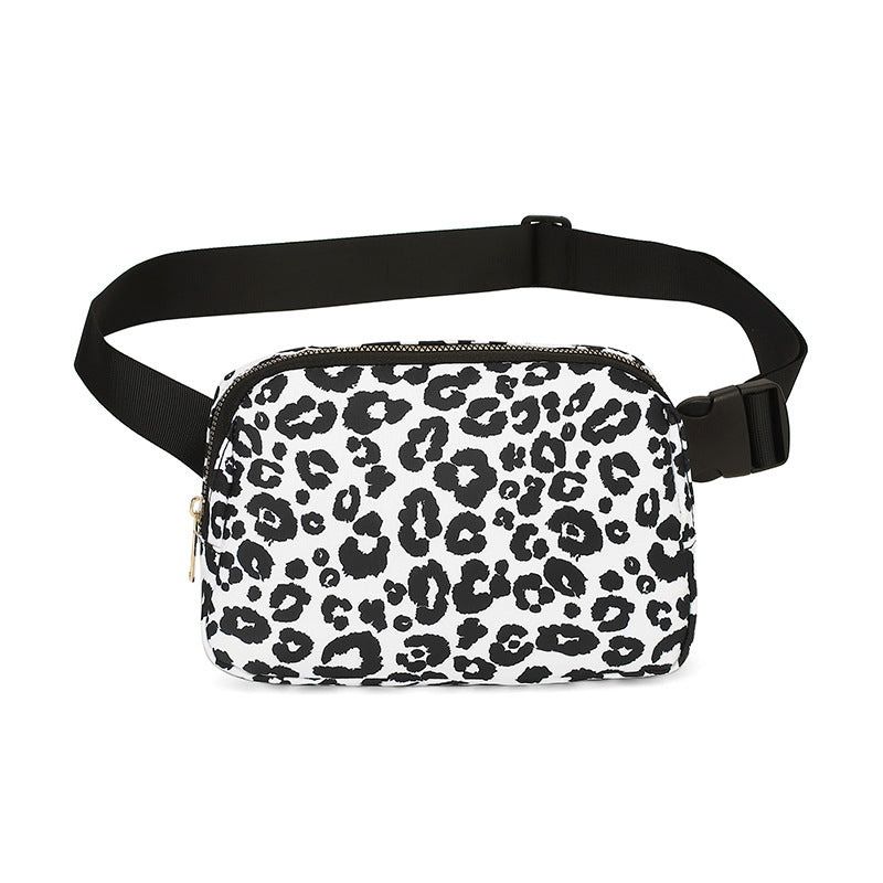 Wholesale Waist bag nylon waterproof chest bag outdoor sports running mobile phone bag versatile crossbody men and women